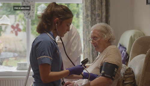 student picture 1 assisting a resident